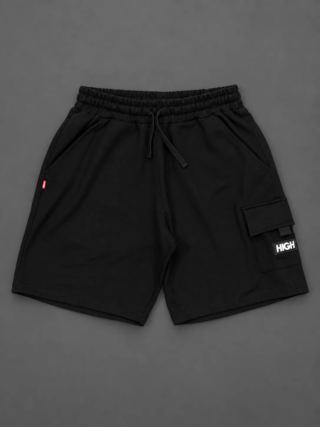 Short Preto High Cargo